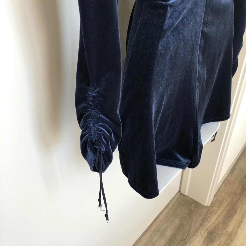 Navy Blue short romper - Picture 3 of 7